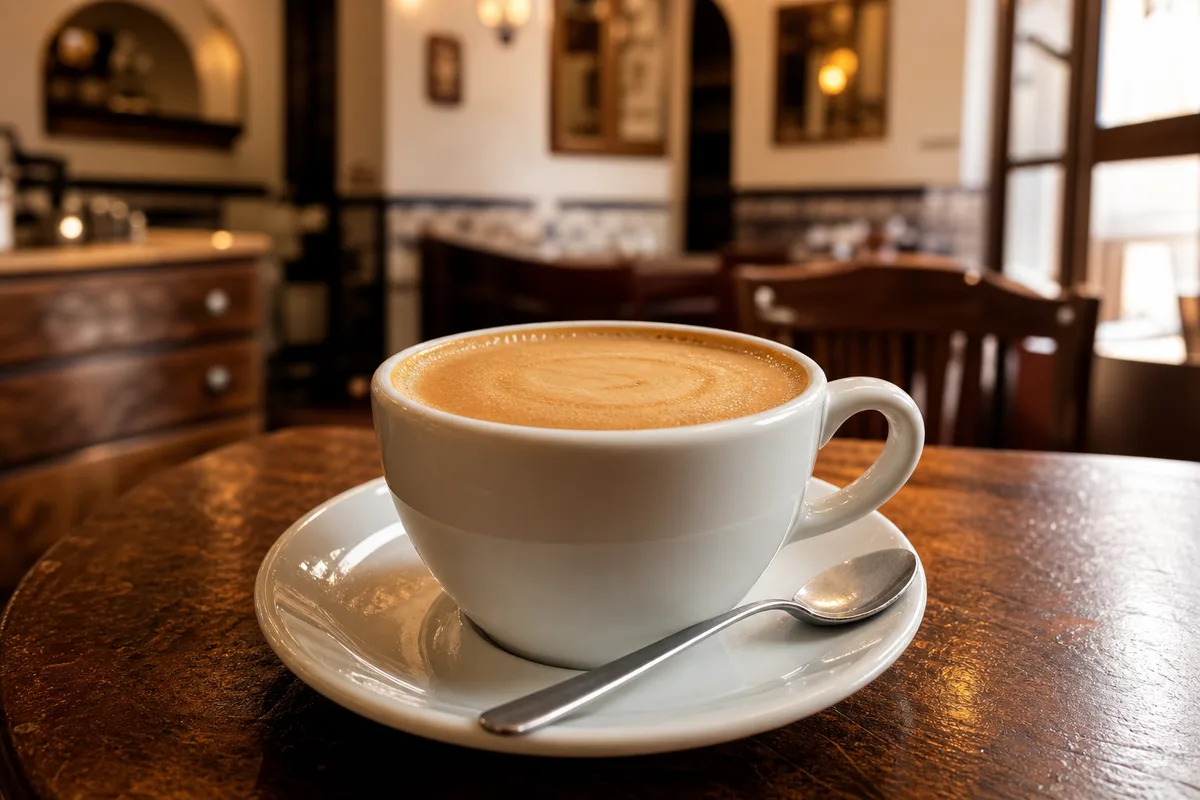 Café de tueste natural en taza, La Tradición